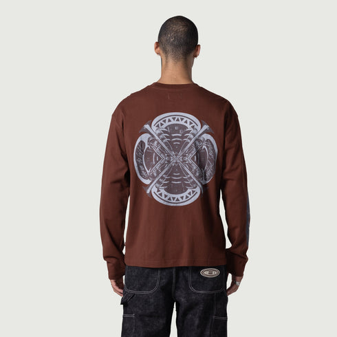 HONOR THE GIFT C-fall Ls Music Collage Tee Mens Apparel